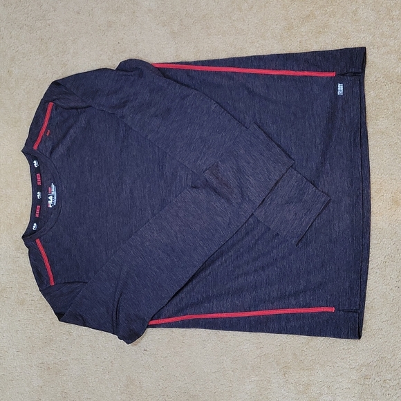 Fila sport black with red accent on sides  long sleeve  extra large - Picture 8 of 9